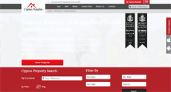Desktop Screenshot of cyprusresaleproperties.com